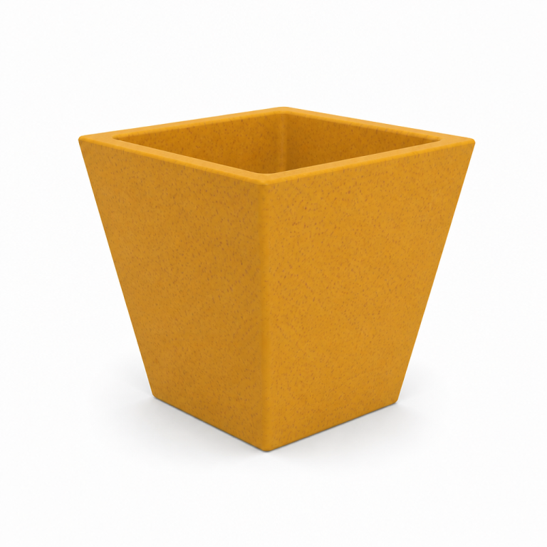 Kare Açılı Saksı | 50 Cm