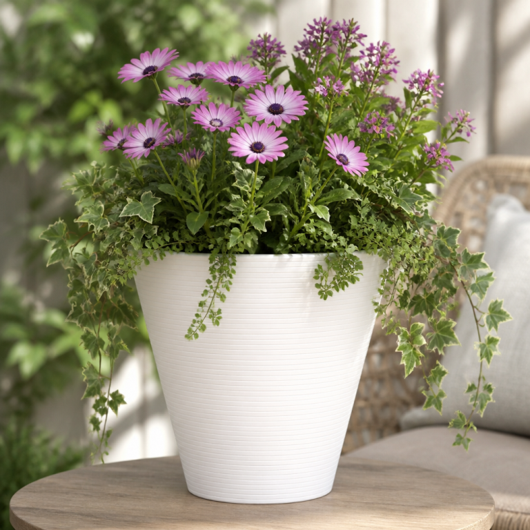 Oval Uzun Saksı | 30 Cm