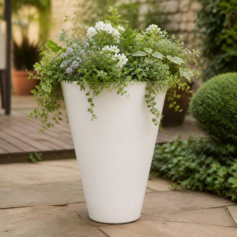 Oval Uzun Saksı | 60 Cm